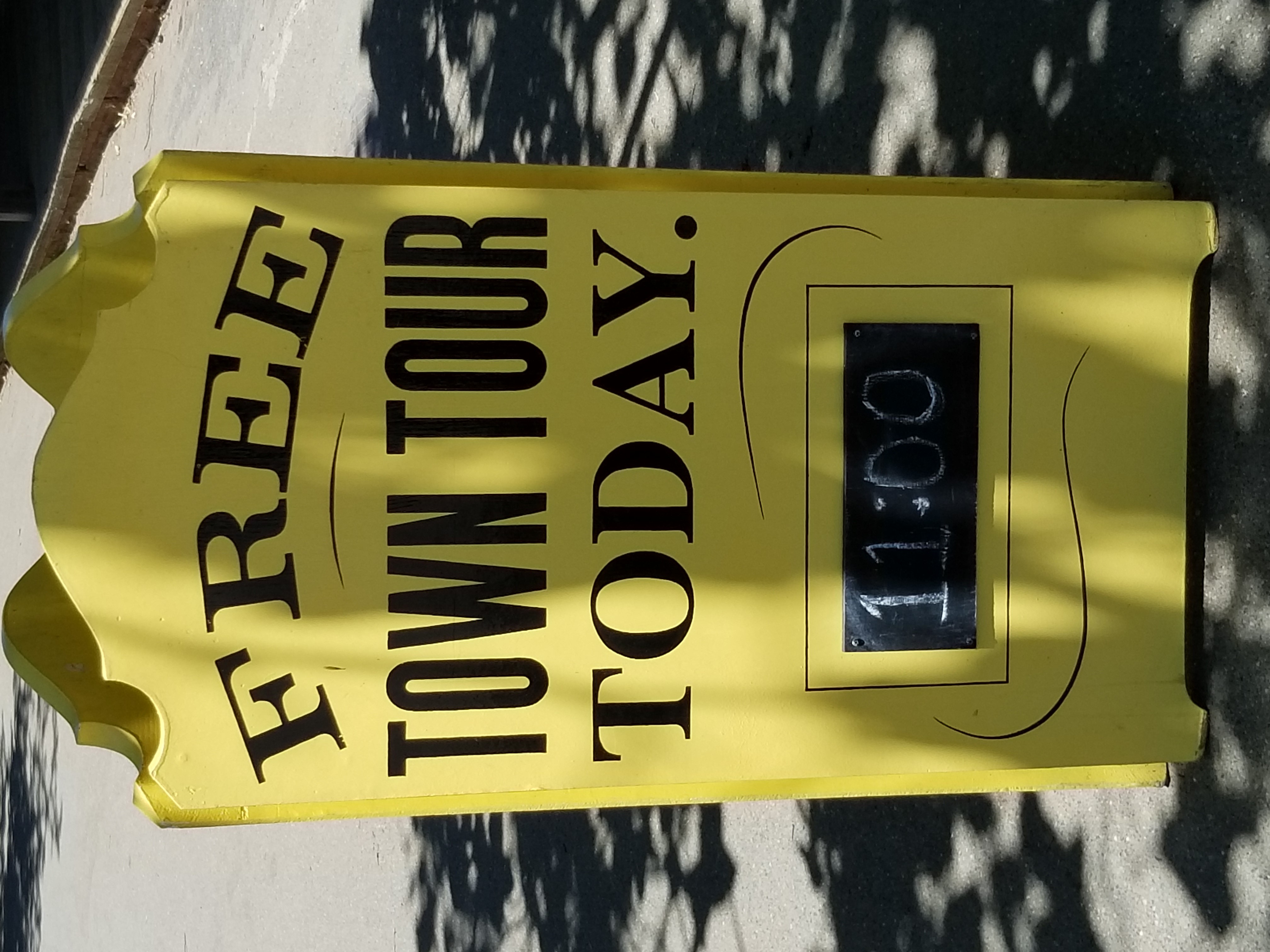 Photo of Tour Sign